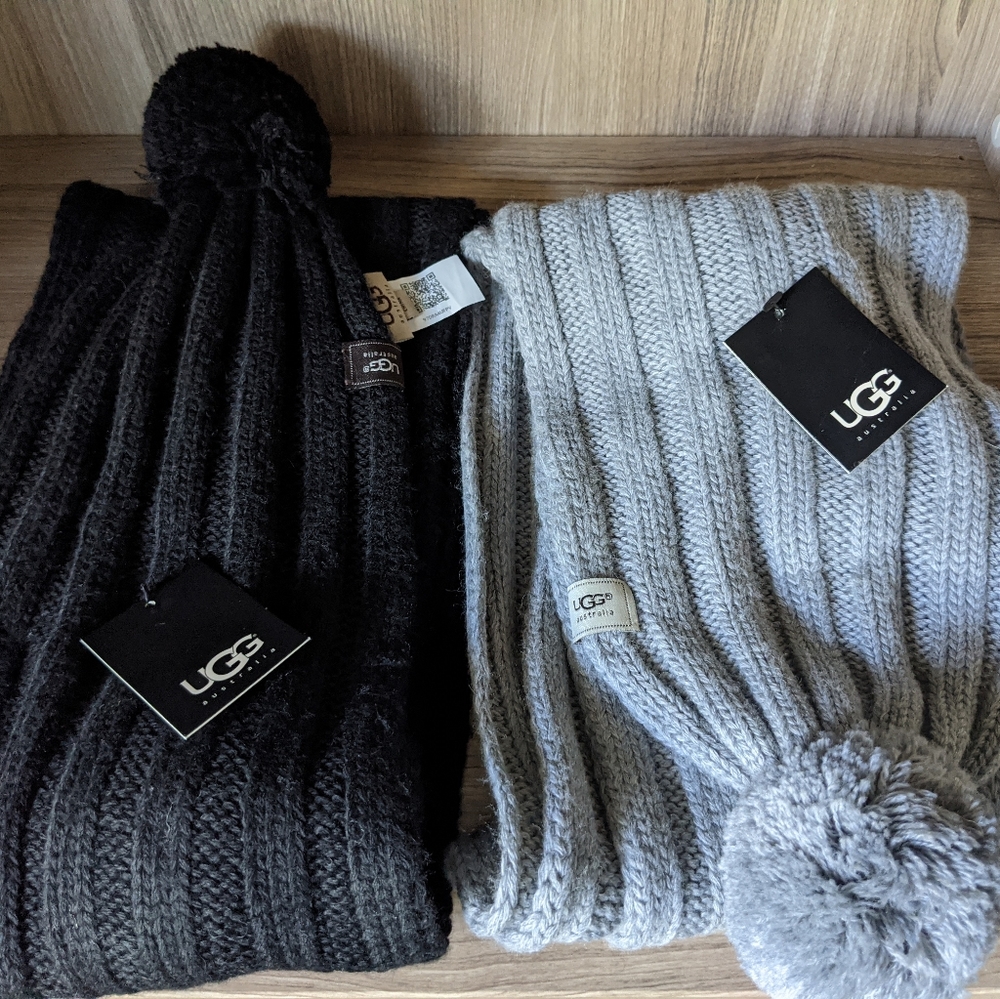 (2) Ugg Australia Scarves